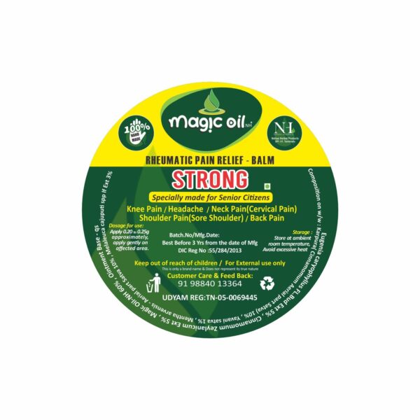 magic oil pain relief balm – strong